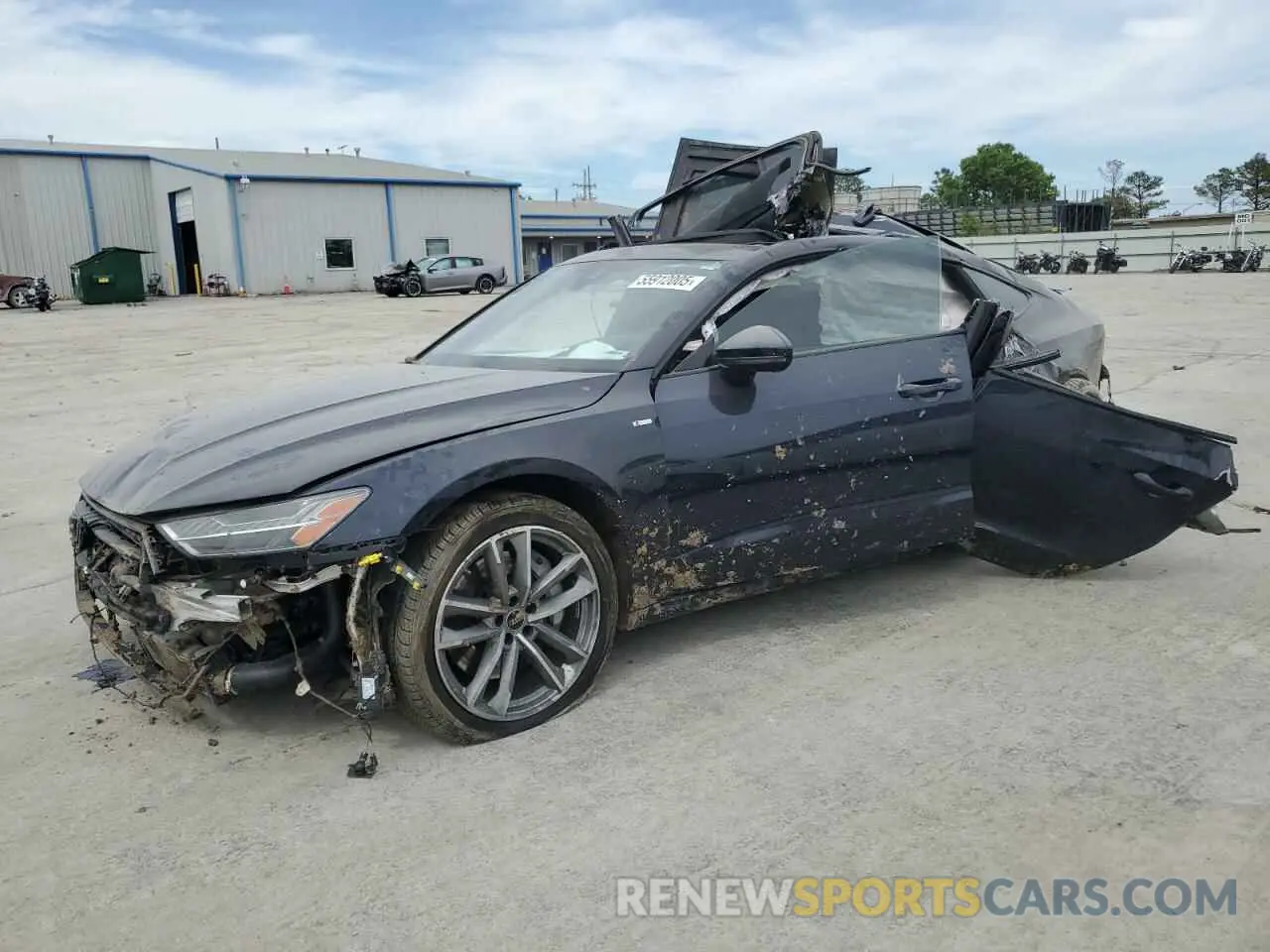 1 Photograph of a damaged car WAUV2BF25PN040234 AUDI A7 2023