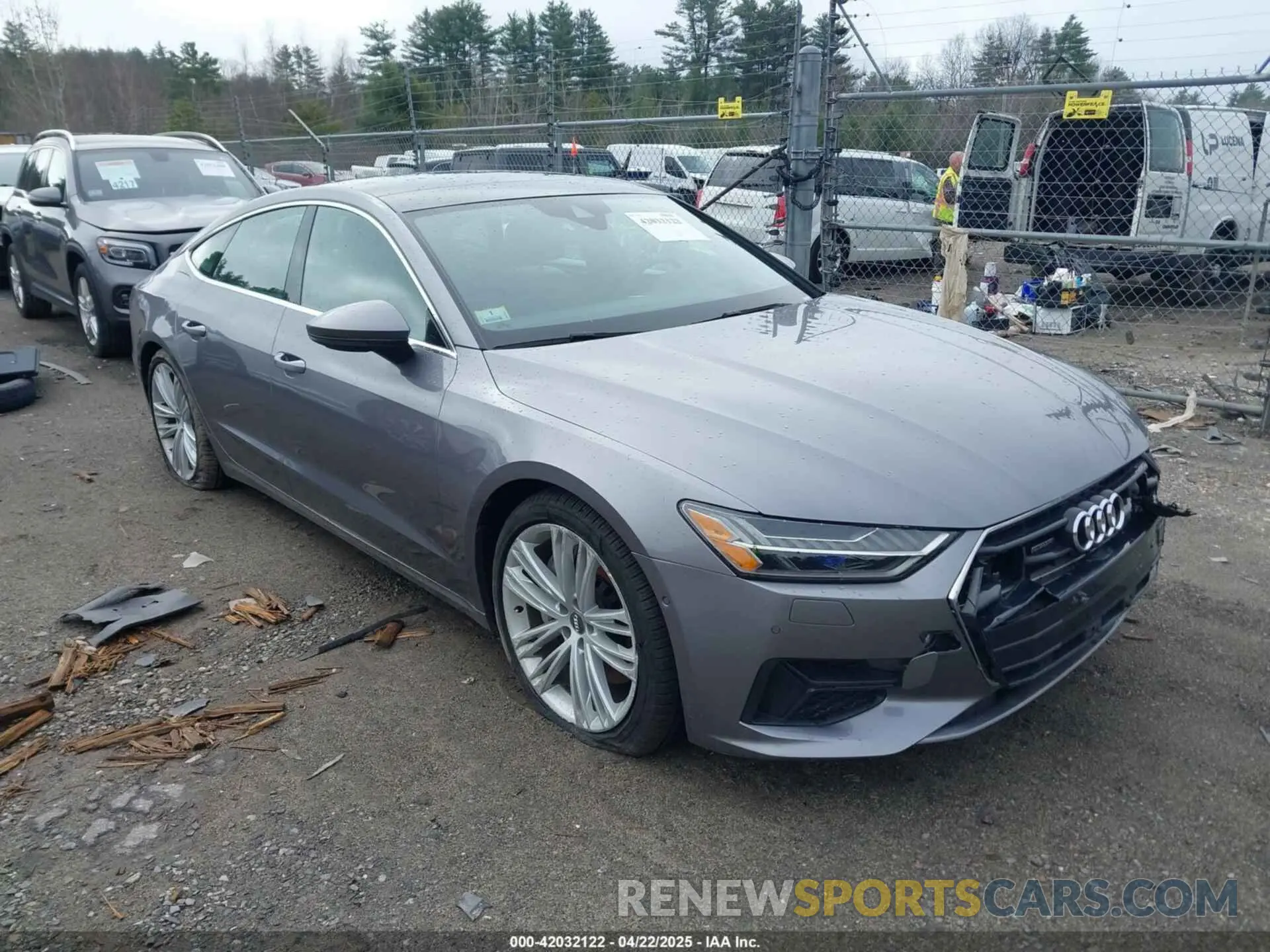 1 Photograph of a damaged car WAUS2AF20LN030444 AUDI A7 SPORTBACK 2020