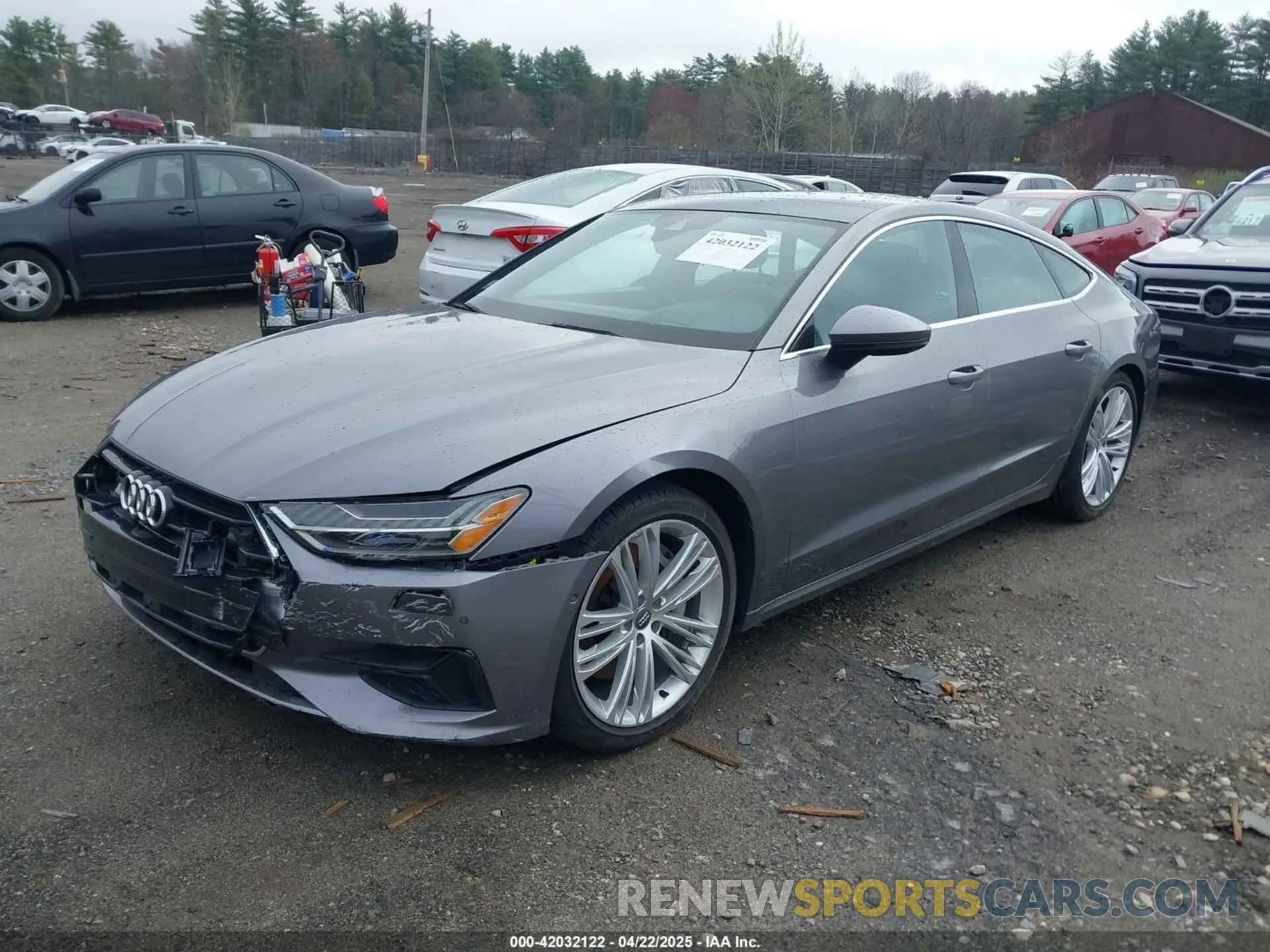 2 Photograph of a damaged car WAUS2AF20LN030444 AUDI A7 SPORTBACK 2020