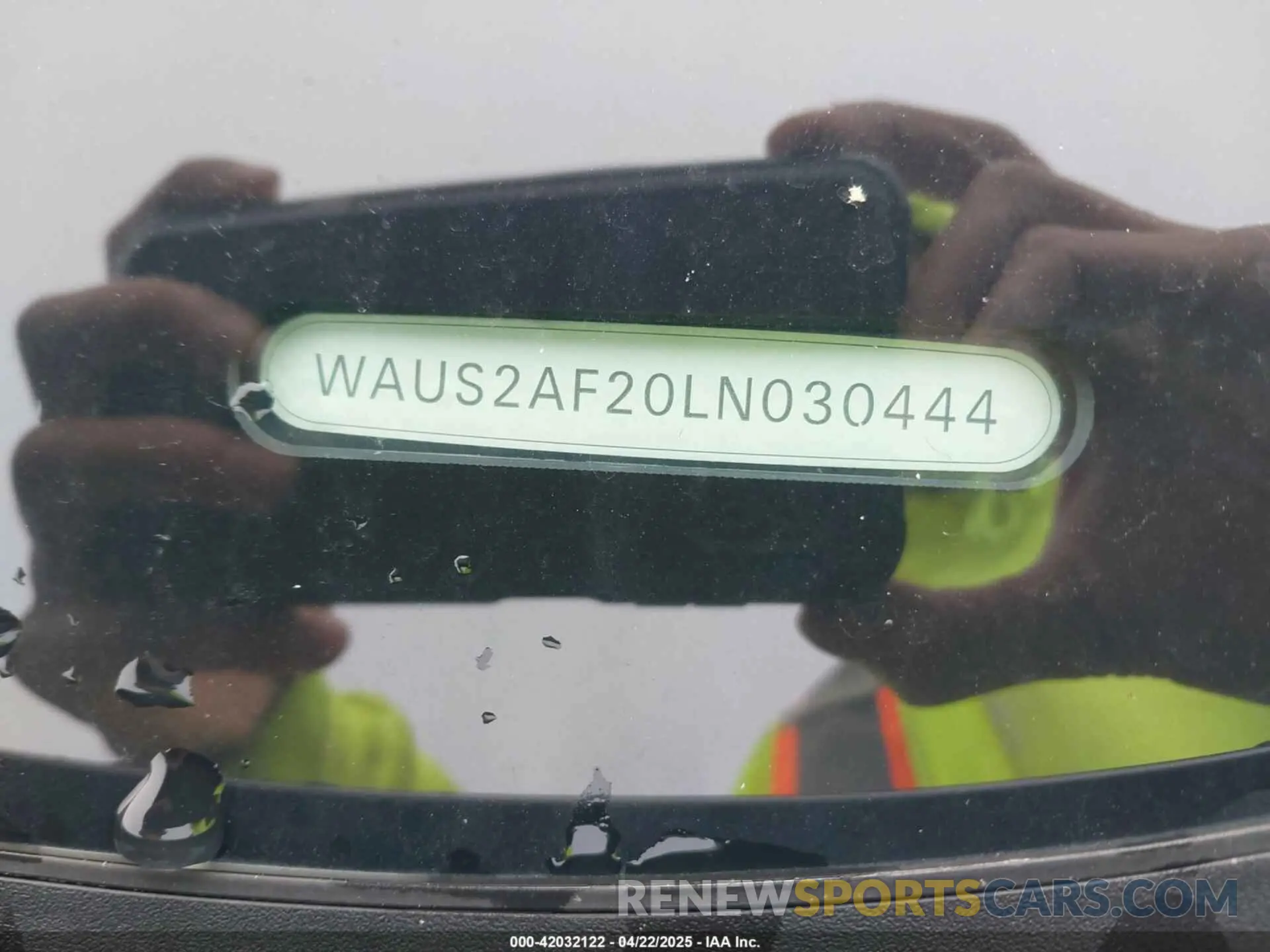 9 Photograph of a damaged car WAUS2AF20LN030444 AUDI A7 SPORTBACK 2020