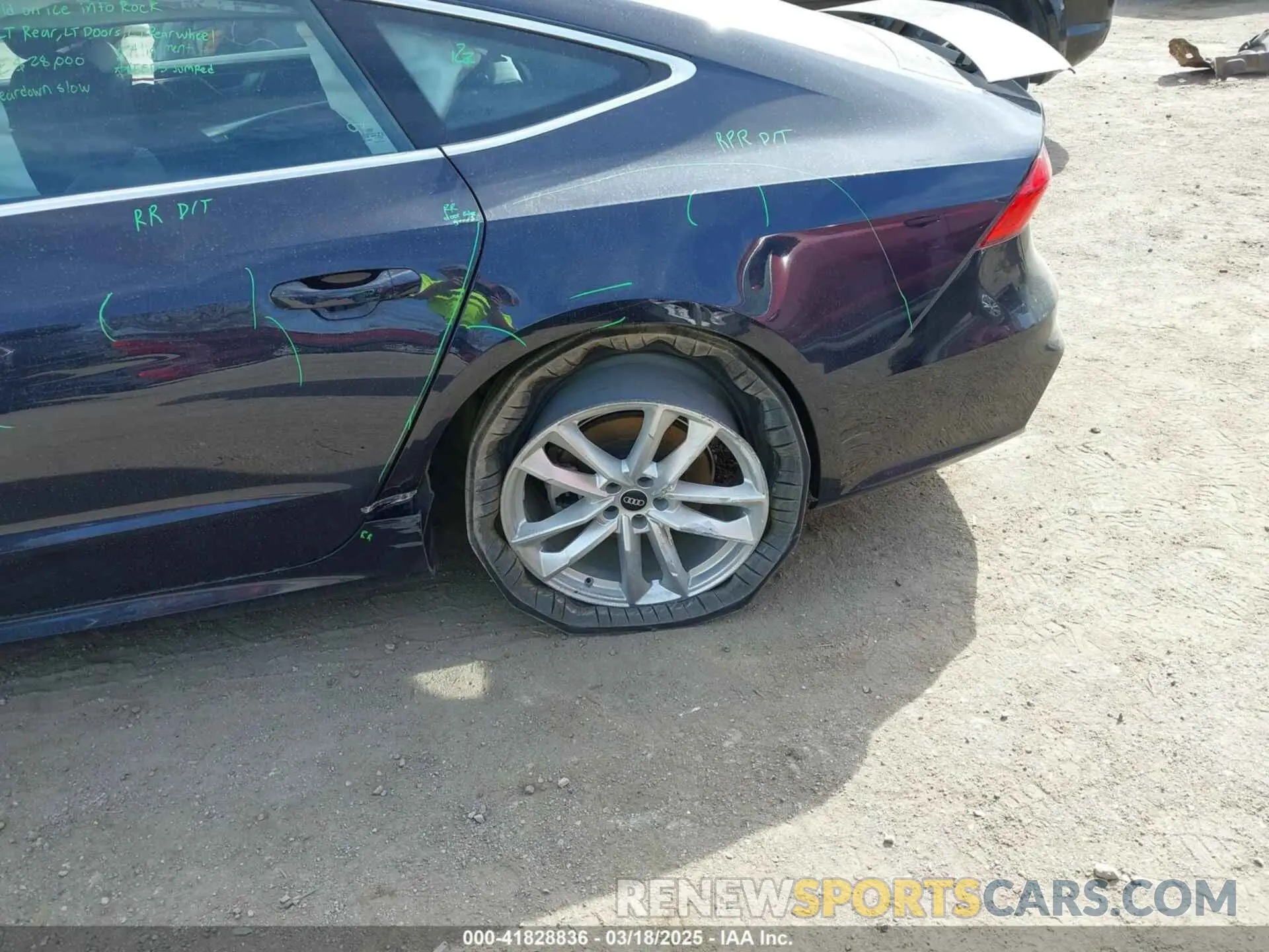 6 Photograph of a damaged car WAUU2AF21MN046713 AUDI A7 SPORTBACK 2021