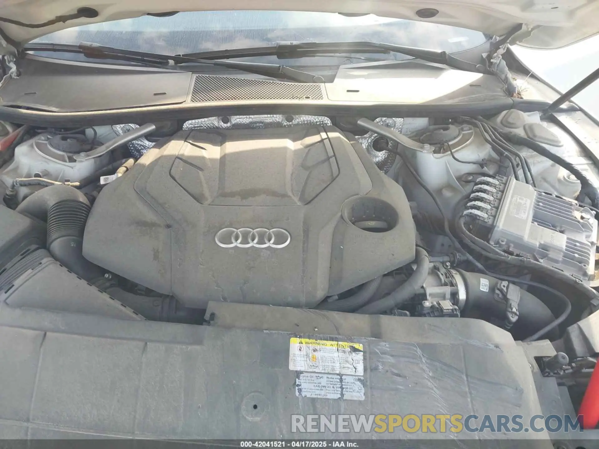 10 Photograph of a damaged car WAUV2AF2XMN023175 AUDI A7 SPORTBACK 2021