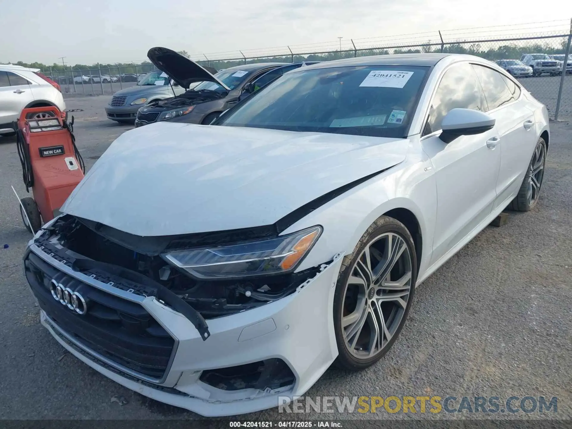 2 Photograph of a damaged car WAUV2AF2XMN023175 AUDI A7 SPORTBACK 2021
