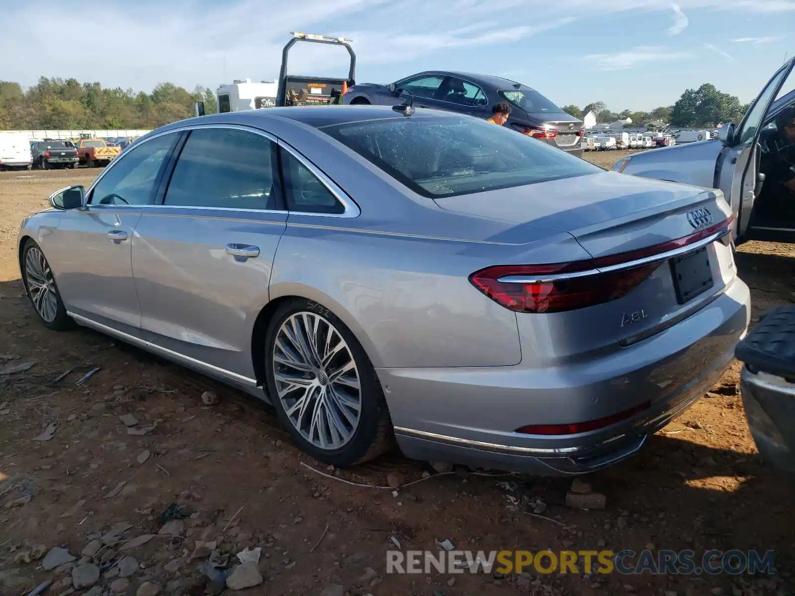 3 Photograph of a damaged car WAU8DAF82KN005486 AUDI A8 2019