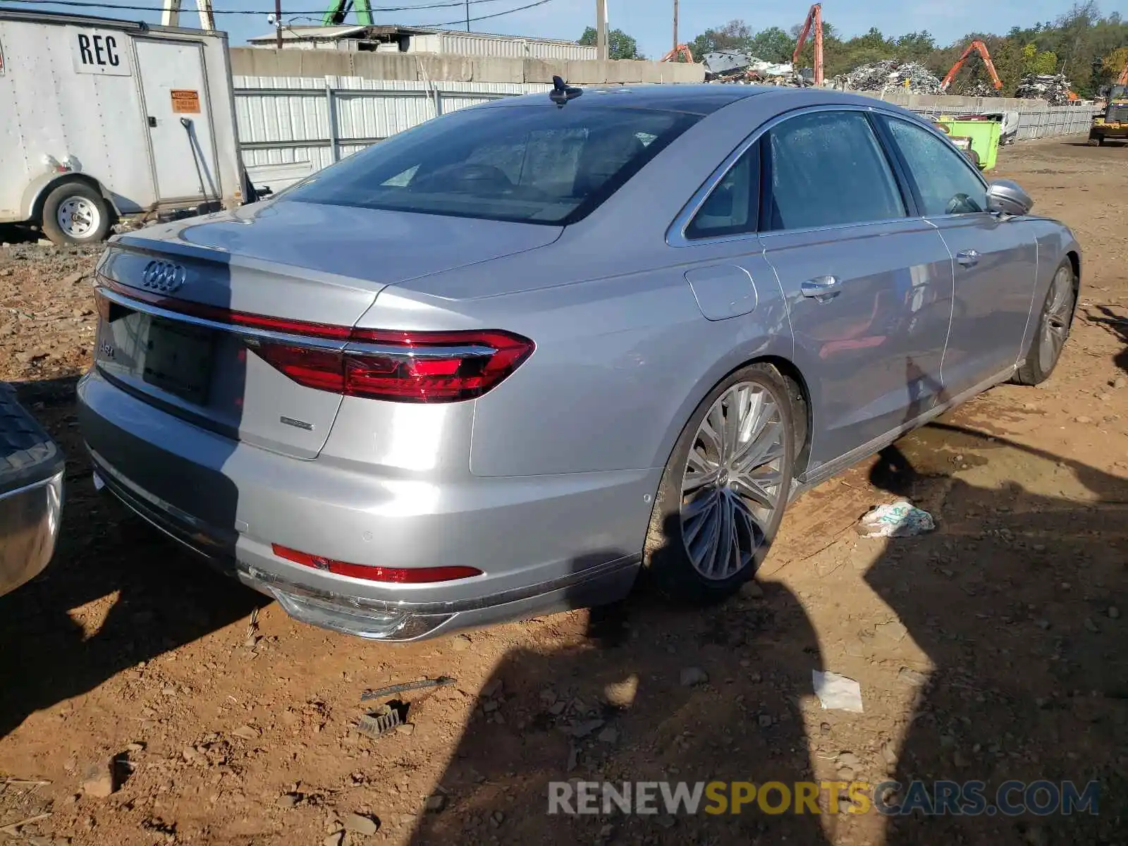 4 Photograph of a damaged car WAU8DAF82KN005486 AUDI A8 2019