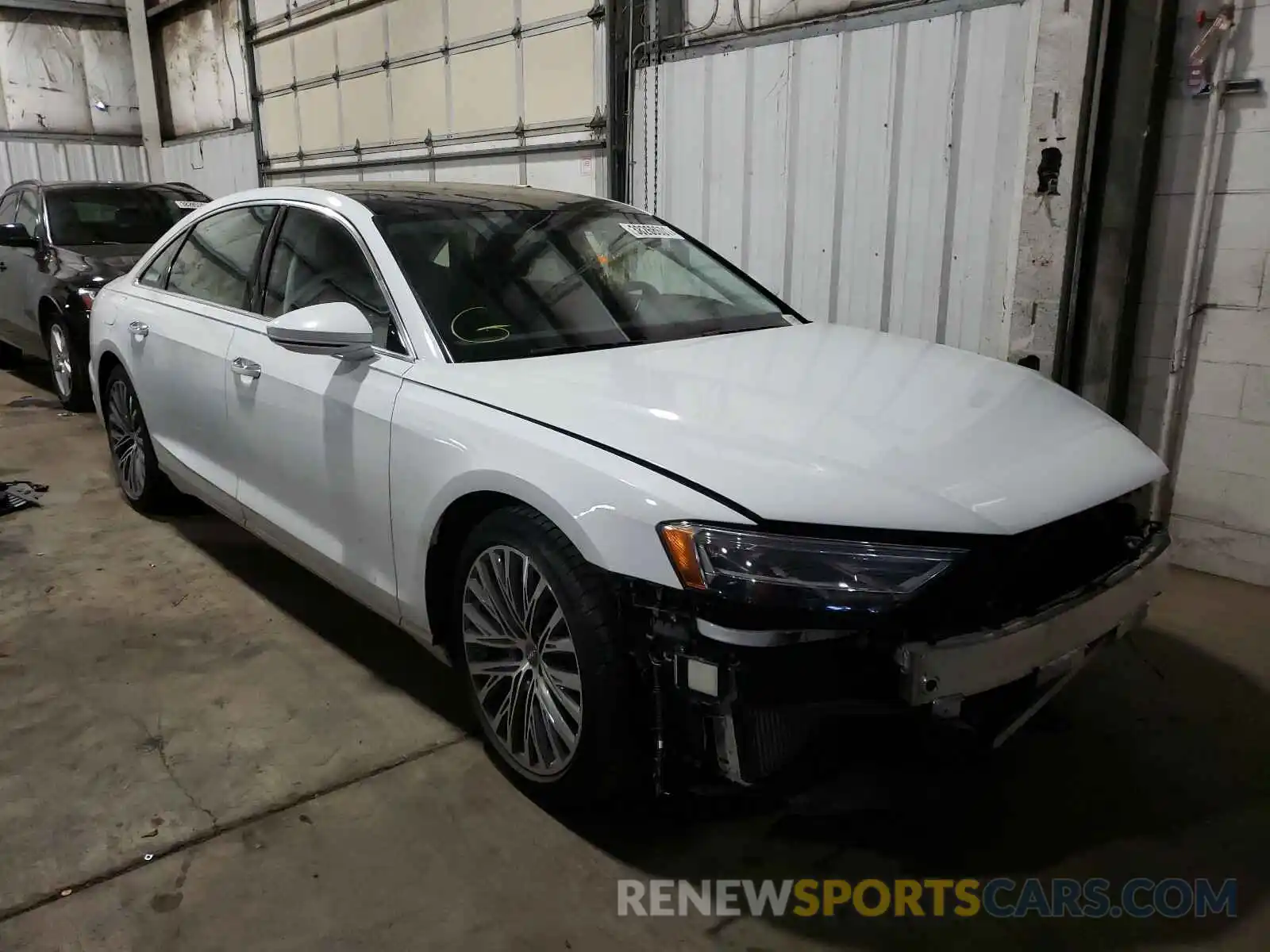 1 Photograph of a damaged car WAU8DAF82KN009215 AUDI A8 2019