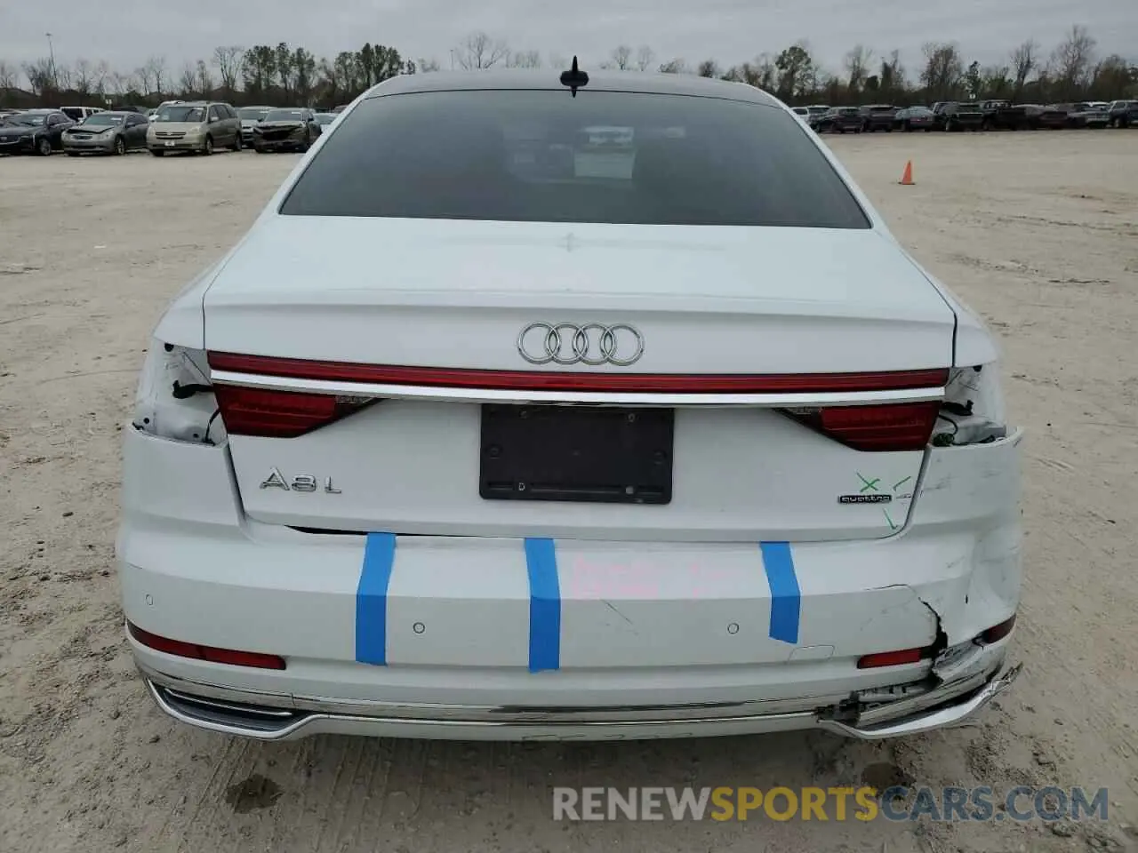 6 Photograph of a damaged car WAU8DAF82KN014043 AUDI A8 2019