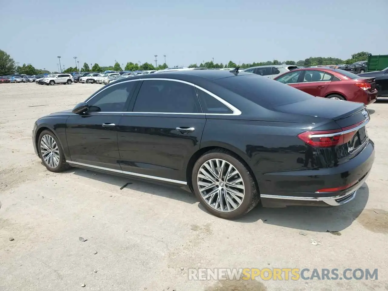 2 Photograph of a damaged car WAU8DAF82KN020487 AUDI A8 2019