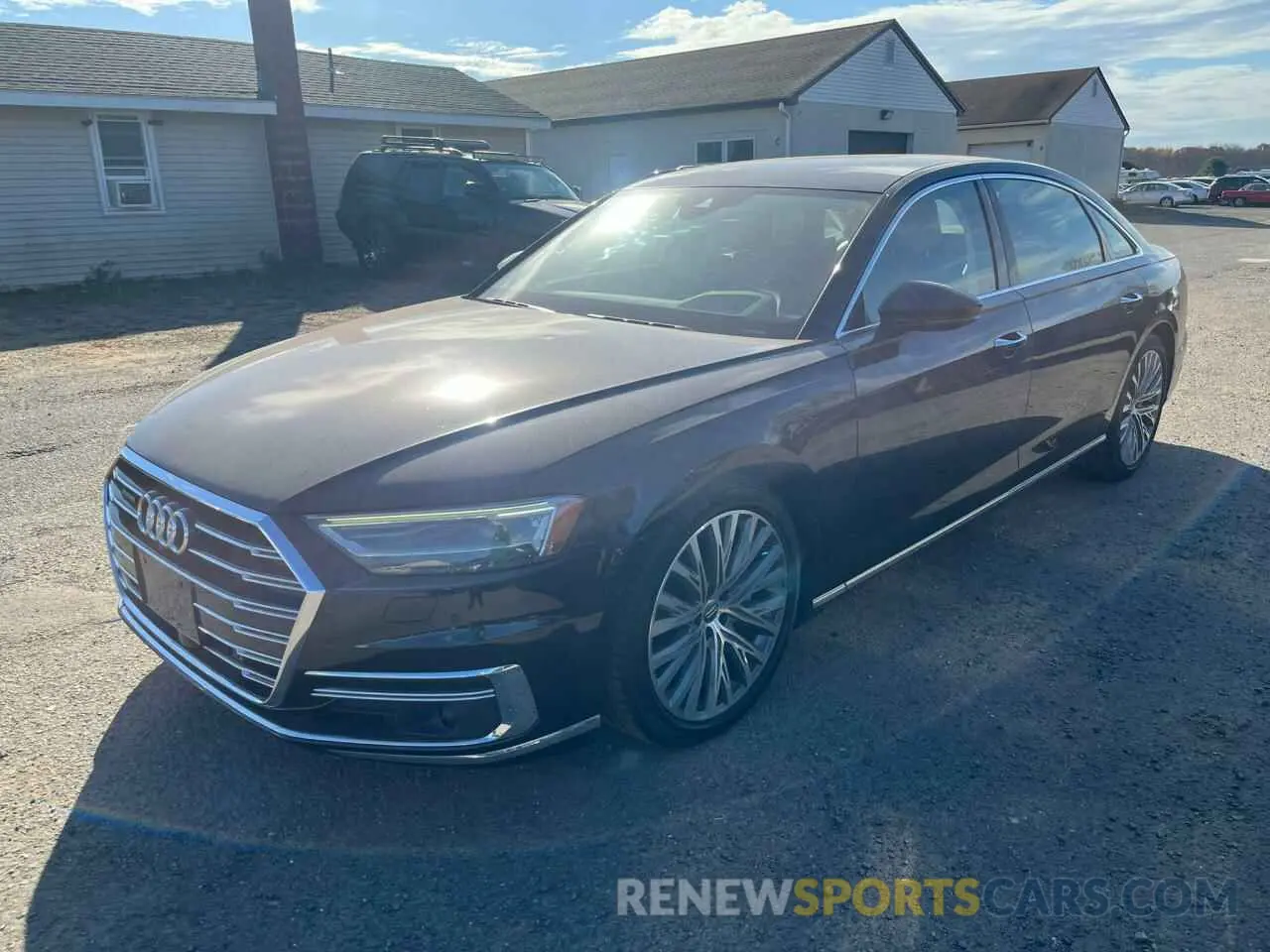 1 Photograph of a damaged car WAU8DAF83KN008641 AUDI A8 2019