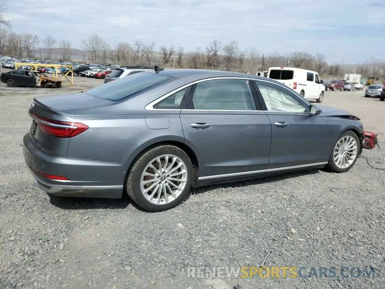 3 Photograph of a damaged car WAU8DAF83KN010101 AUDI A8 2019