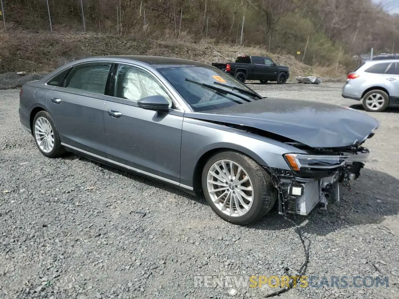 4 Photograph of a damaged car WAU8DAF83KN010101 AUDI A8 2019