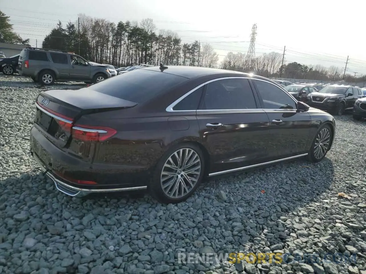 3 Photograph of a damaged car WAU8DAF83KN014441 AUDI A8 2019