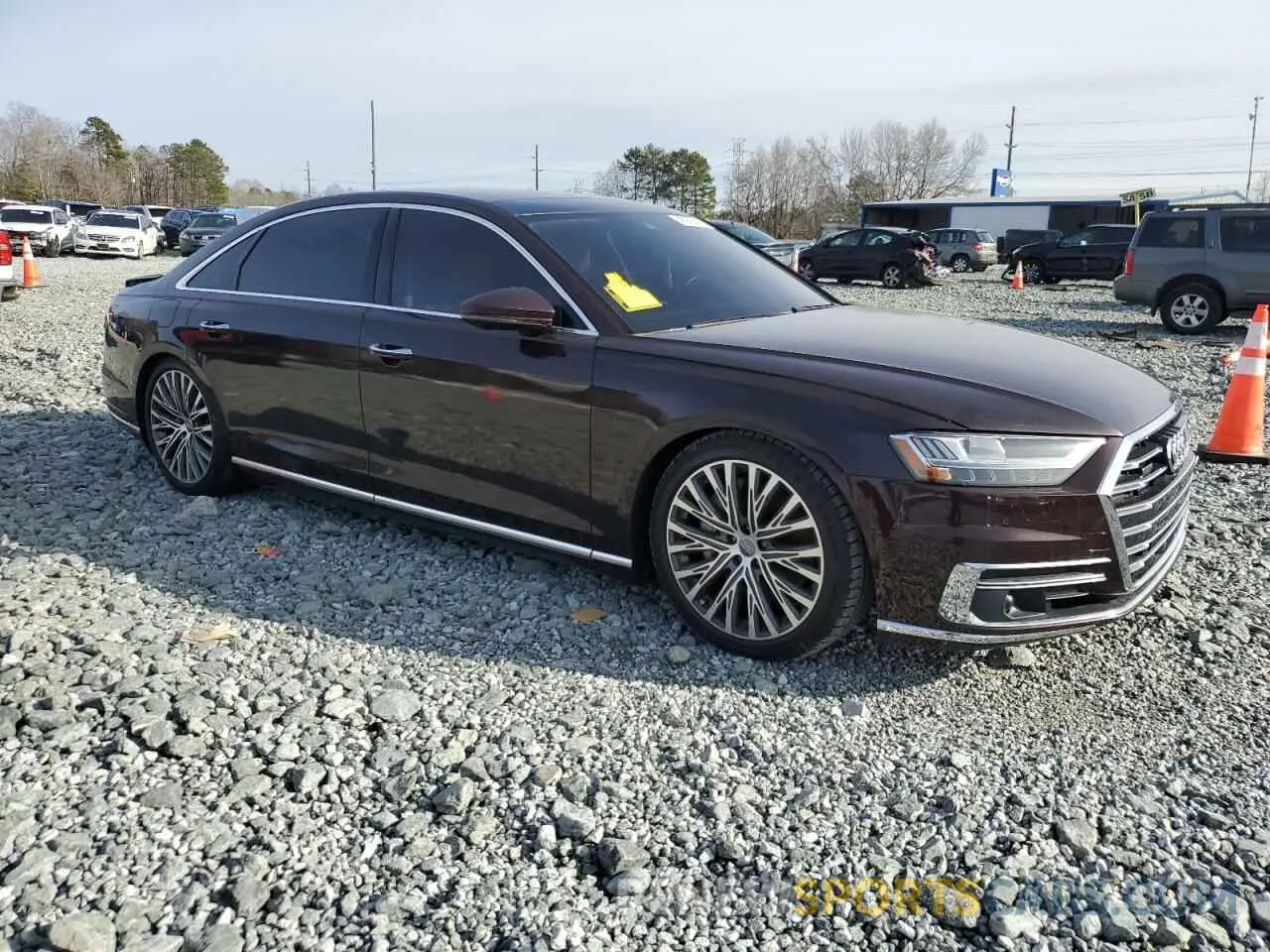 4 Photograph of a damaged car WAU8DAF83KN014441 AUDI A8 2019