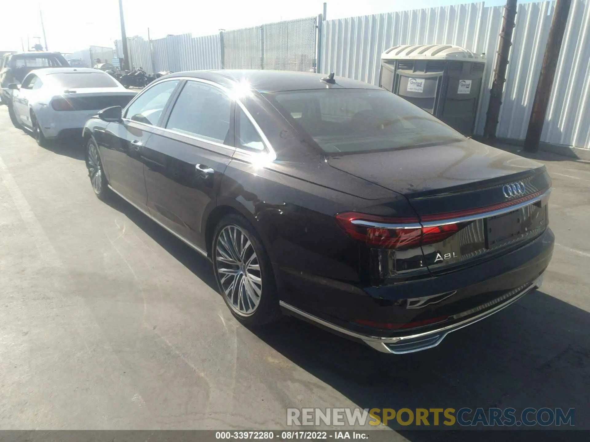 3 Photograph of a damaged car WAU8DAF83KN018294 AUDI A8 2019