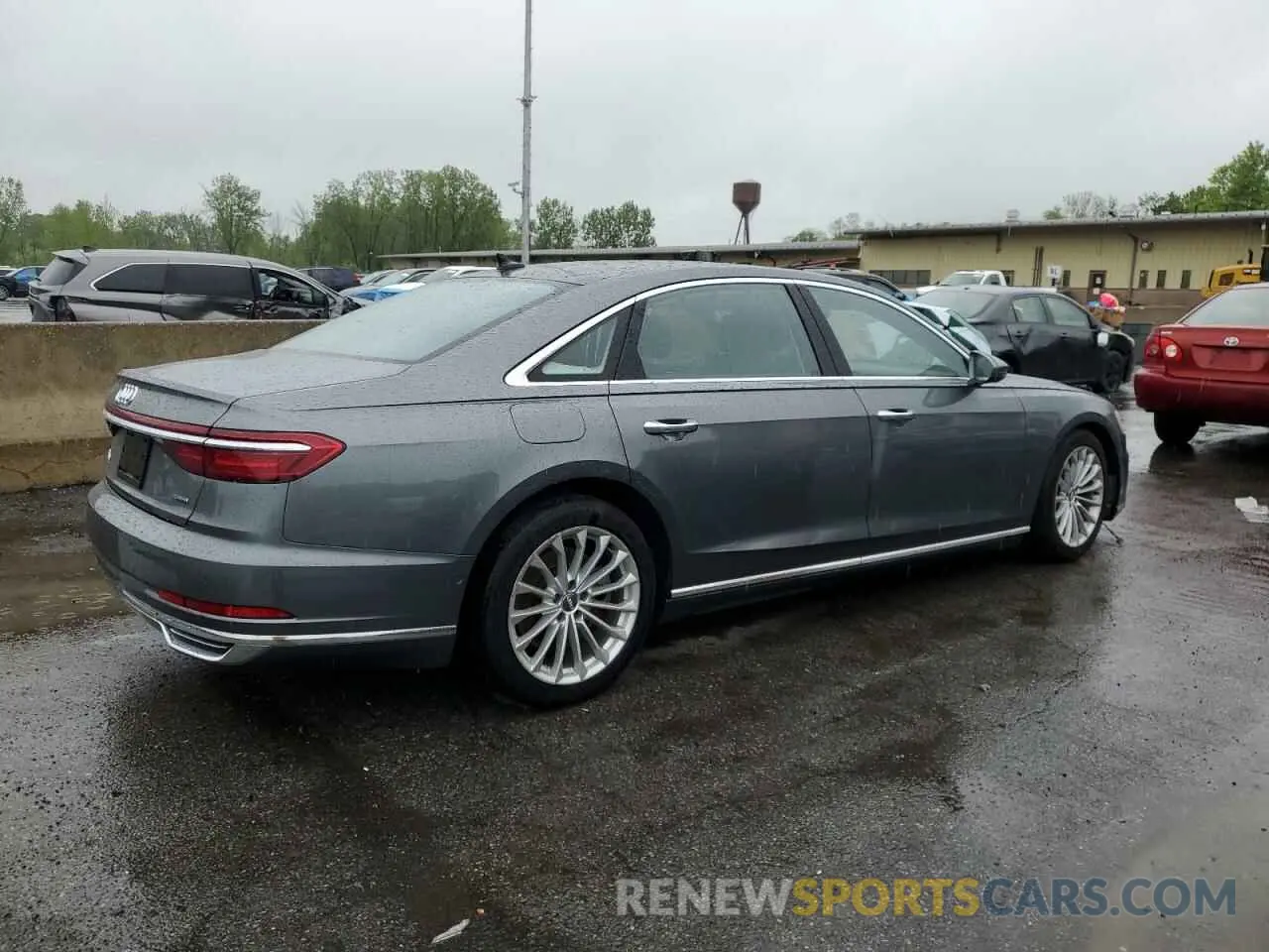 3 Photograph of a damaged car WAU8DAF83KN018621 AUDI A8 2019