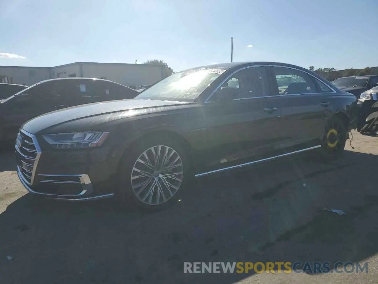 1 Photograph of a damaged car WAU8DAF84KN005036 AUDI A8 2019