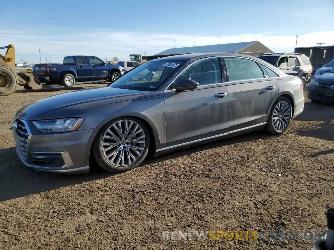 1 Photograph of a damaged car WAU8DAF84KN008101 AUDI A8 2019