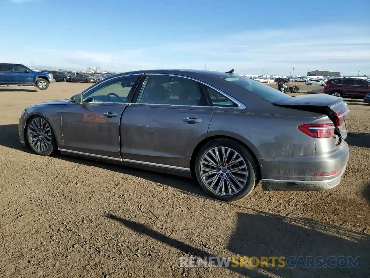 2 Photograph of a damaged car WAU8DAF84KN008101 AUDI A8 2019