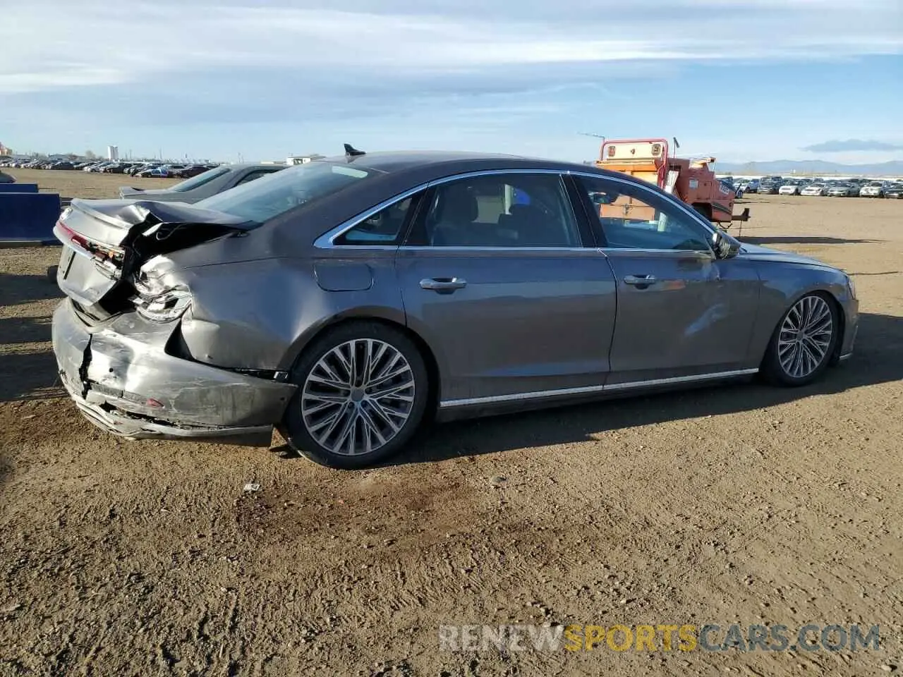 3 Photograph of a damaged car WAU8DAF84KN008101 AUDI A8 2019
