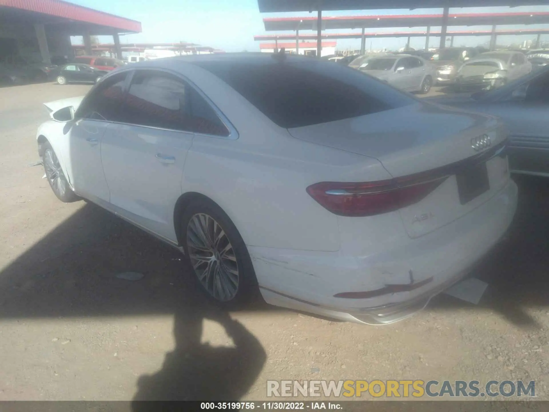 3 Photograph of a damaged car WAU8DAF85KN009211 AUDI A8 2019