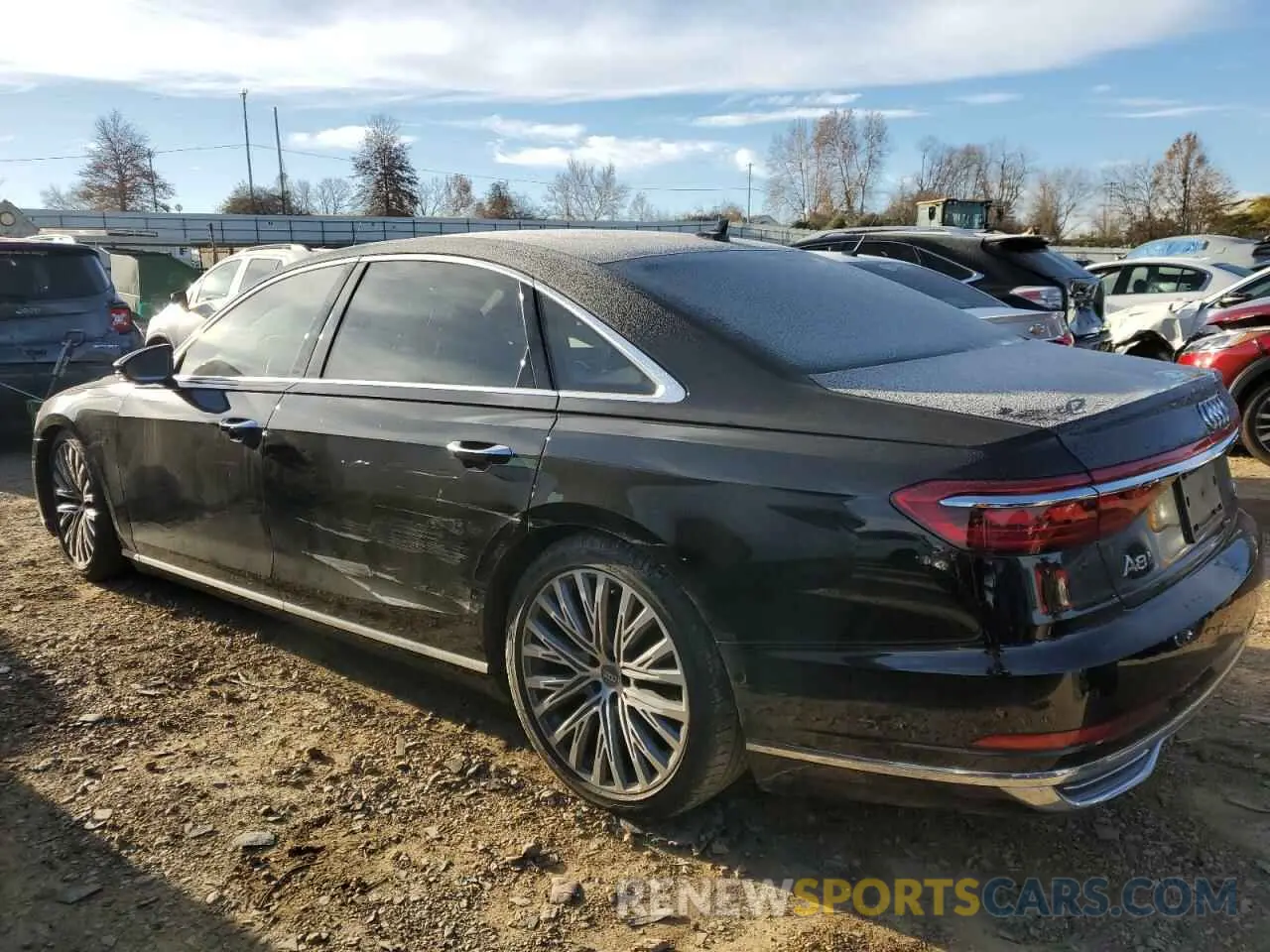 2 Photograph of a damaged car WAU8DAF86KN002476 AUDI A8 2019