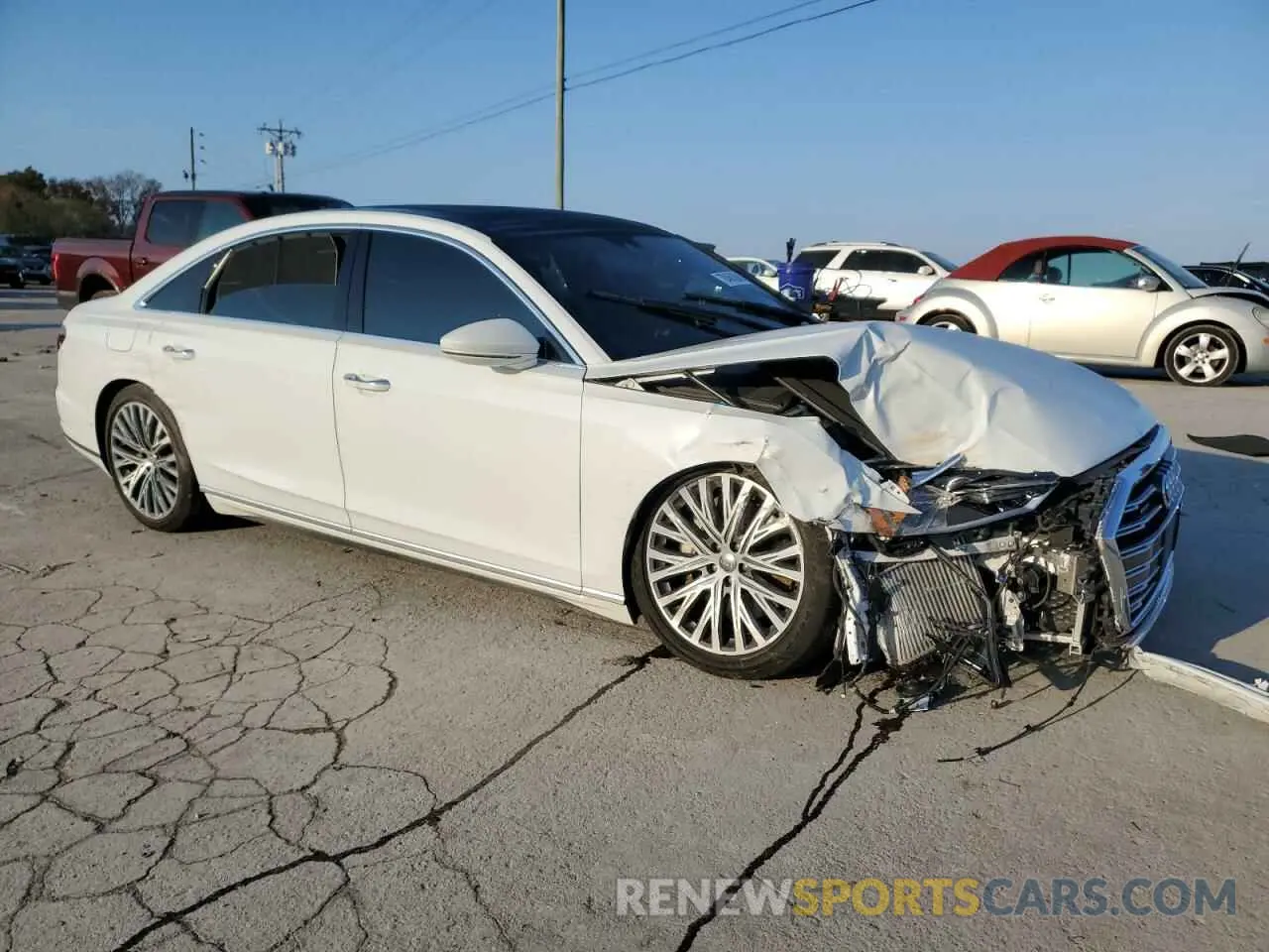 4 Photograph of a damaged car WAU8DAF86KN018337 AUDI A8 2019
