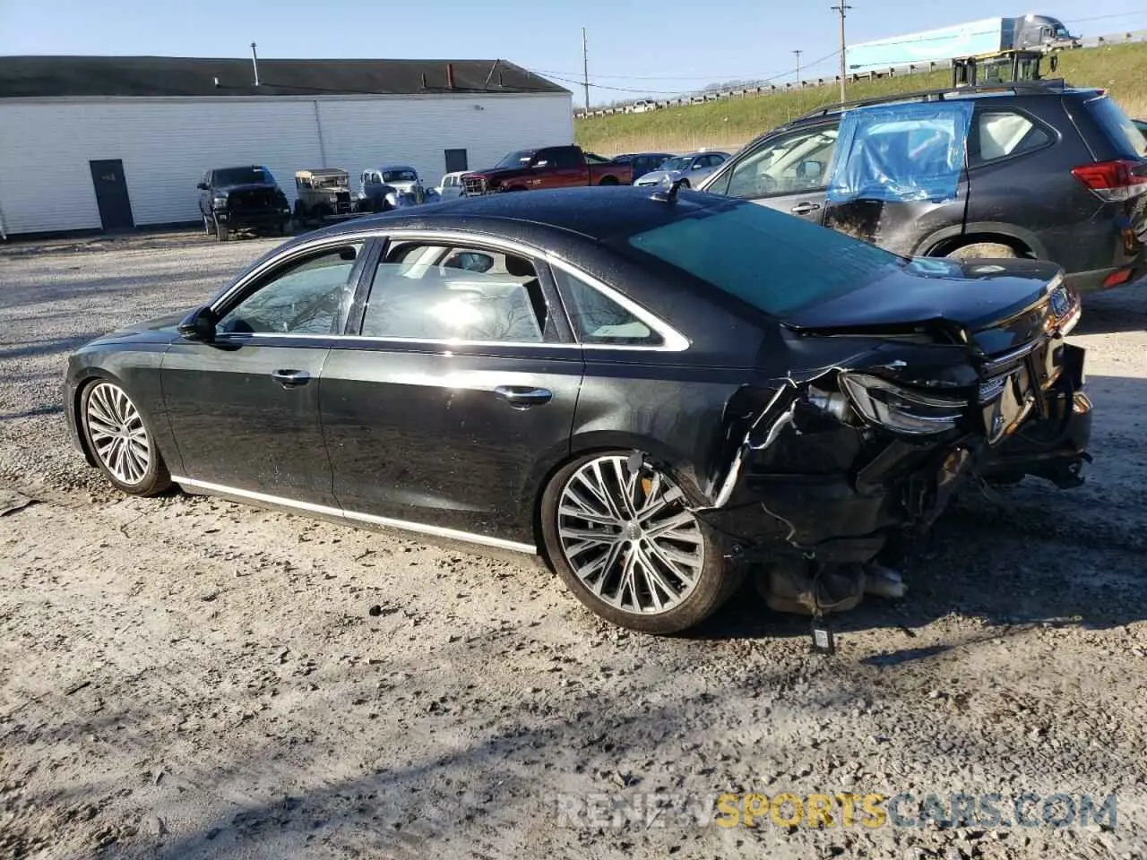 2 Photograph of a damaged car WAU8DAF87KN002177 AUDI A8 2019