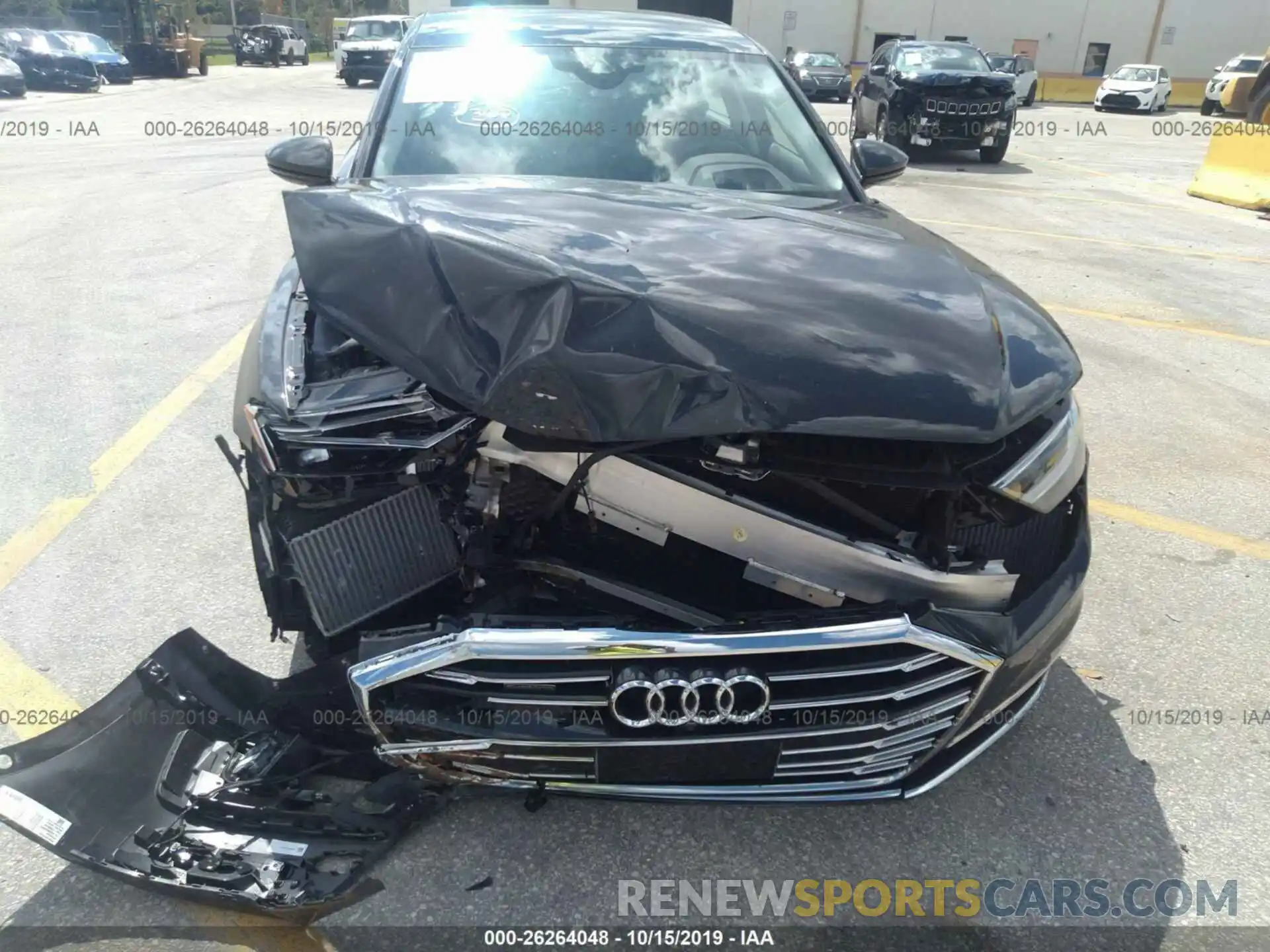 6 Photograph of a damaged car WAU8DAF88KN002849 AUDI A8 2019