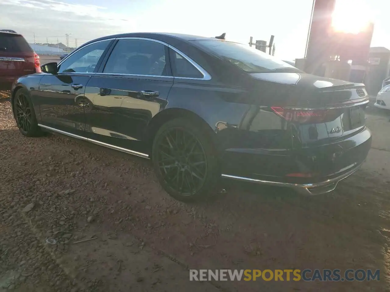 2 Photograph of a damaged car WAU8DAF88KN004021 AUDI A8 2019