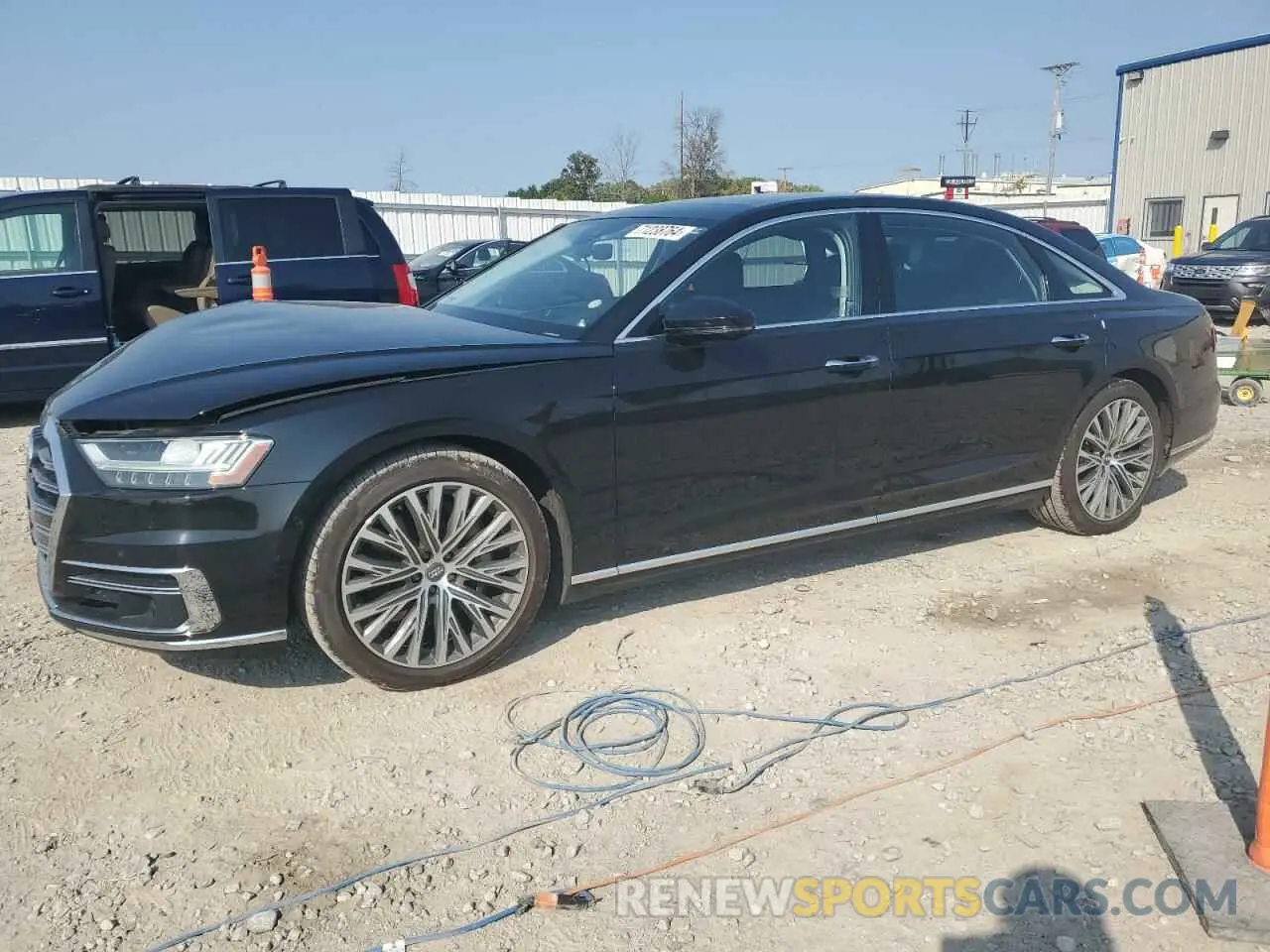 1 Photograph of a damaged car WAU8DAF88KN005671 AUDI A8 2019