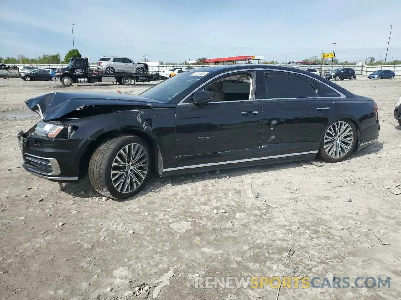 1 Photograph of a damaged car WAU8DAF88KN006268 AUDI A8 2019