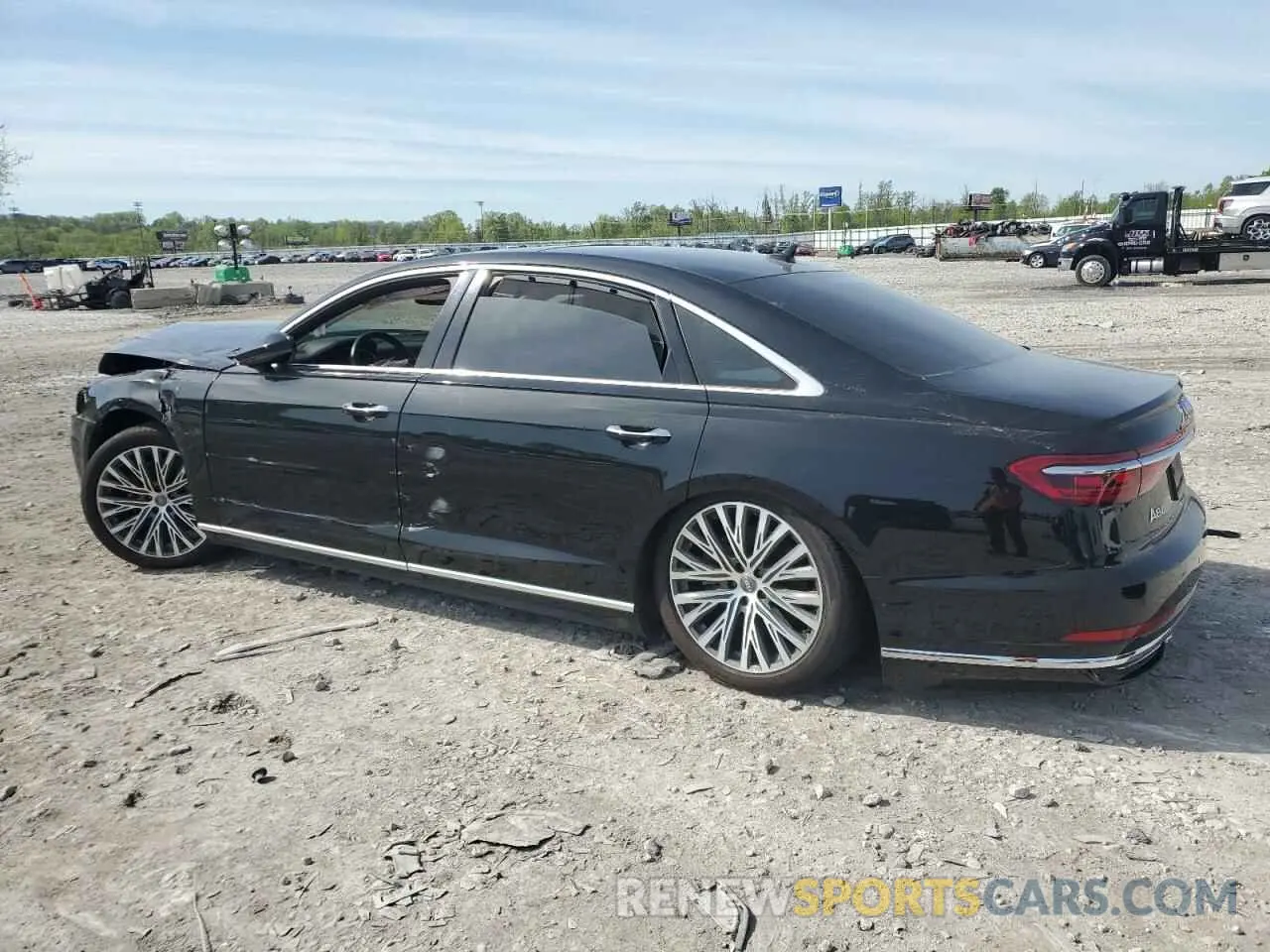 2 Photograph of a damaged car WAU8DAF88KN006268 AUDI A8 2019