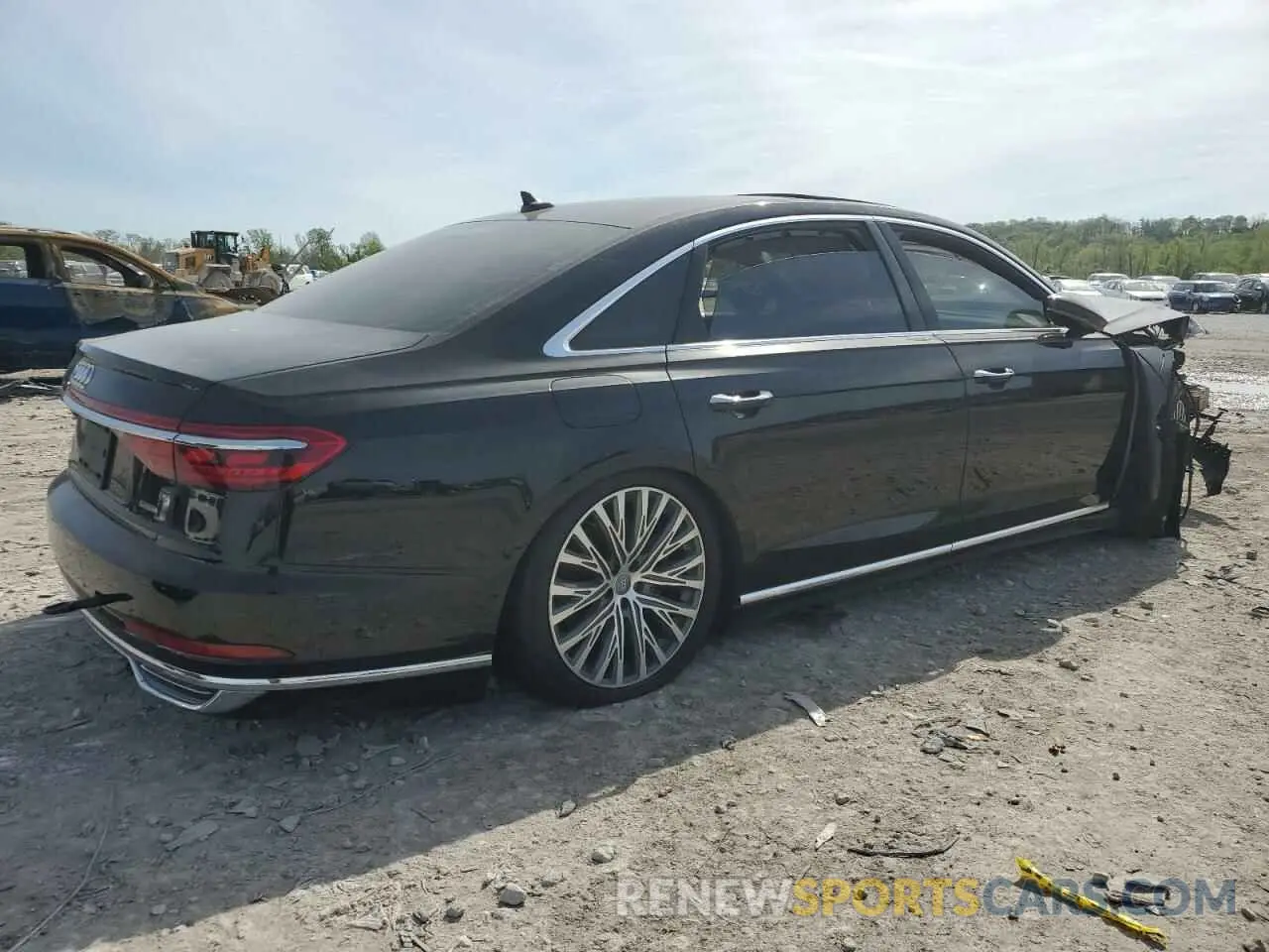 3 Photograph of a damaged car WAU8DAF88KN006268 AUDI A8 2019