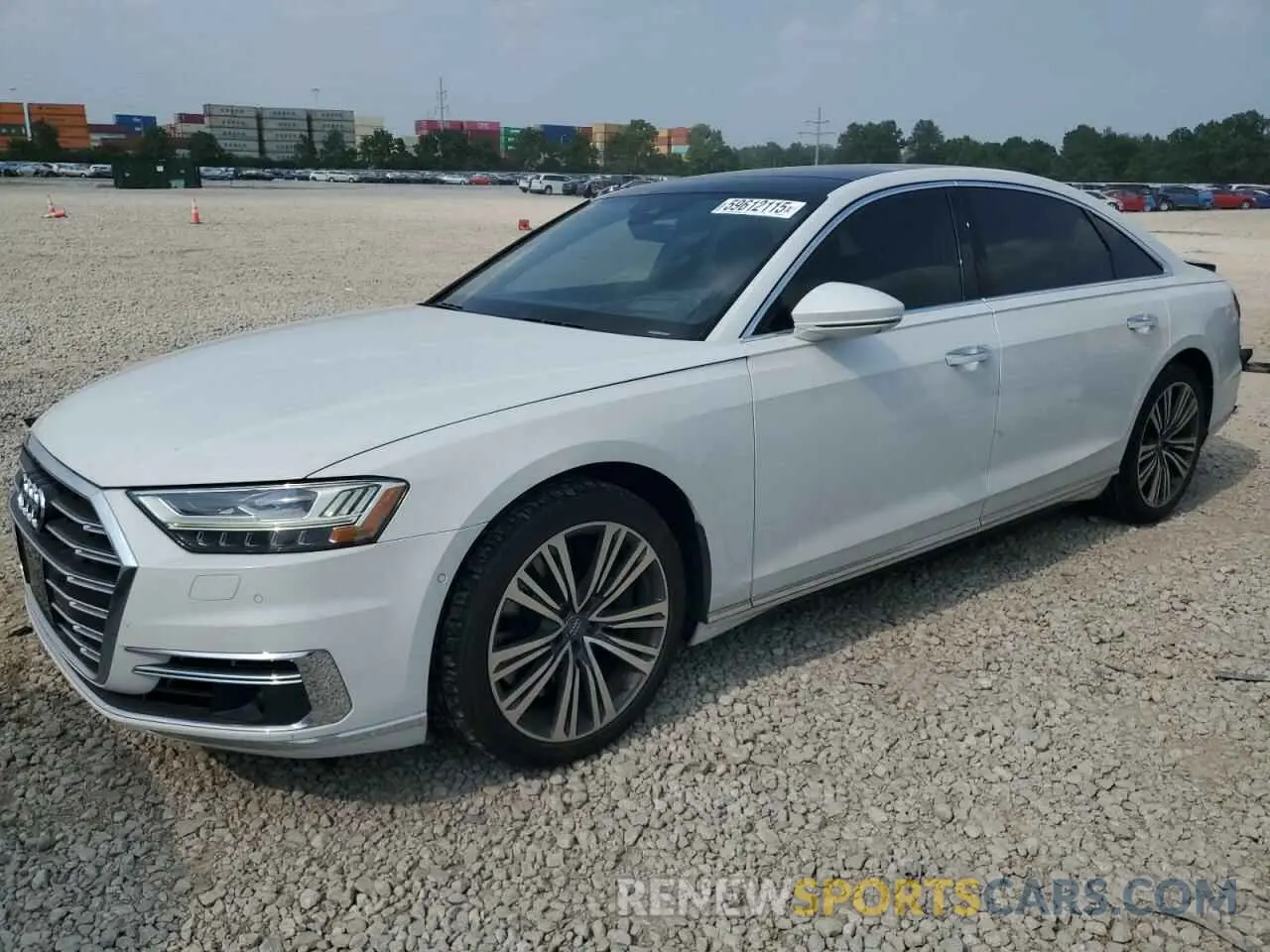 1 Photograph of a damaged car WAU8EAF81KN024821 AUDI A8 2019