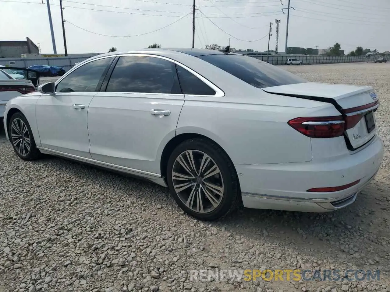 2 Photograph of a damaged car WAU8EAF81KN024821 AUDI A8 2019