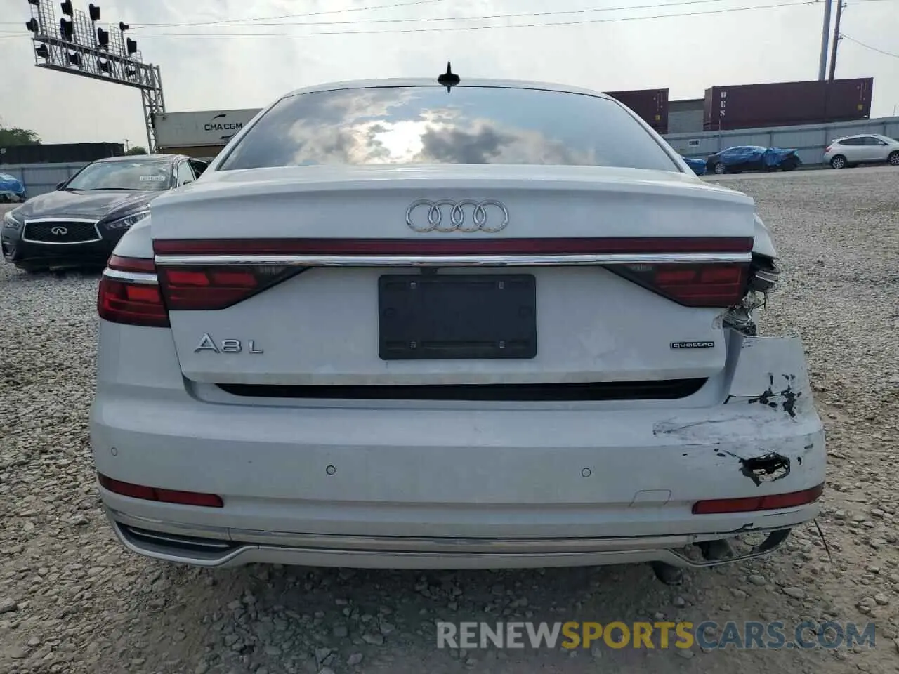 6 Photograph of a damaged car WAU8EAF81KN024821 AUDI A8 2019