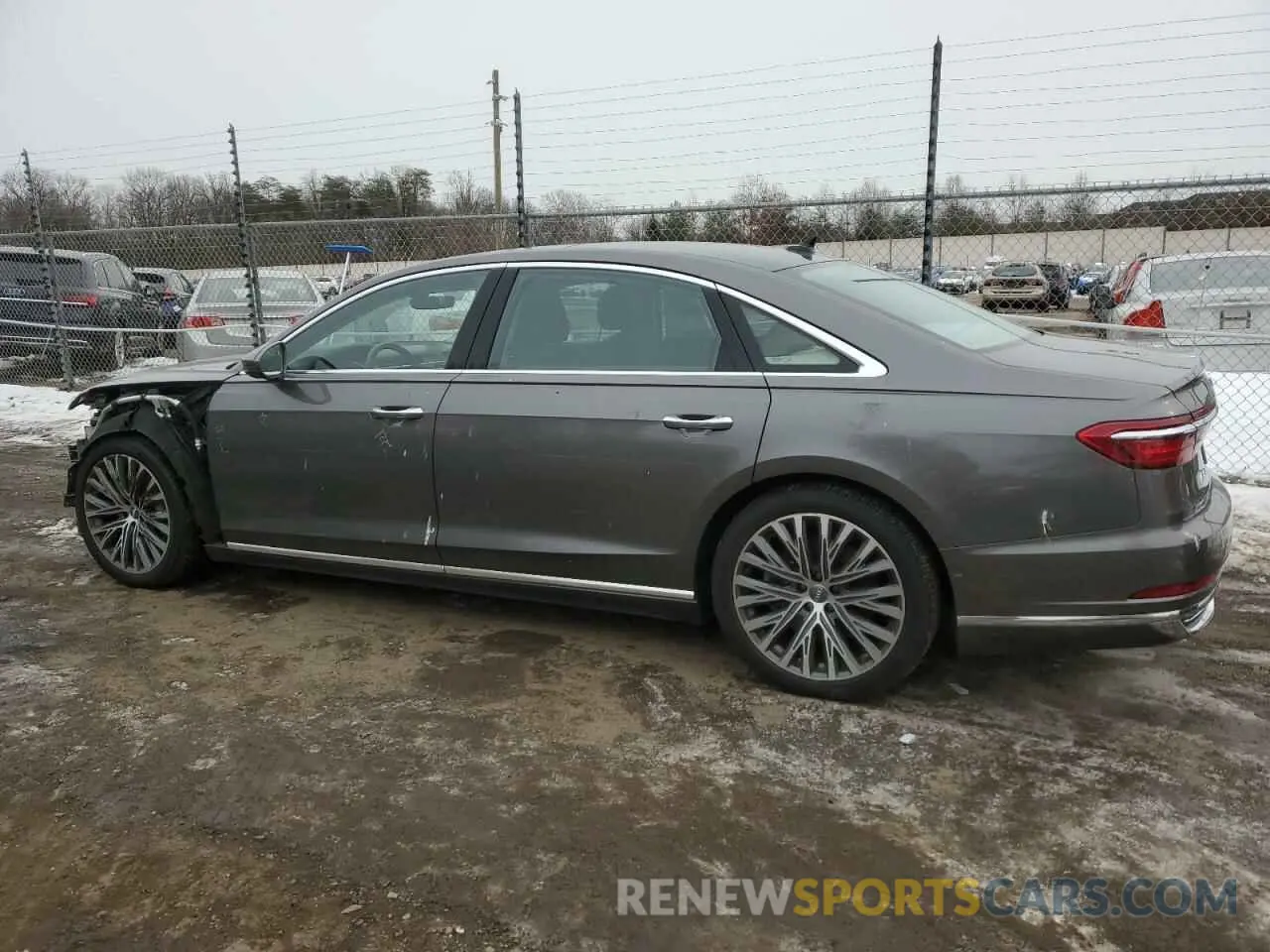 2 Photograph of a damaged car WAU8DAF84LN009010 AUDI A8 2020