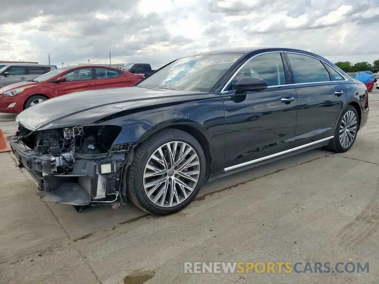 1 Photograph of a damaged car WAU8DAF88LN003646 AUDI A8 2020