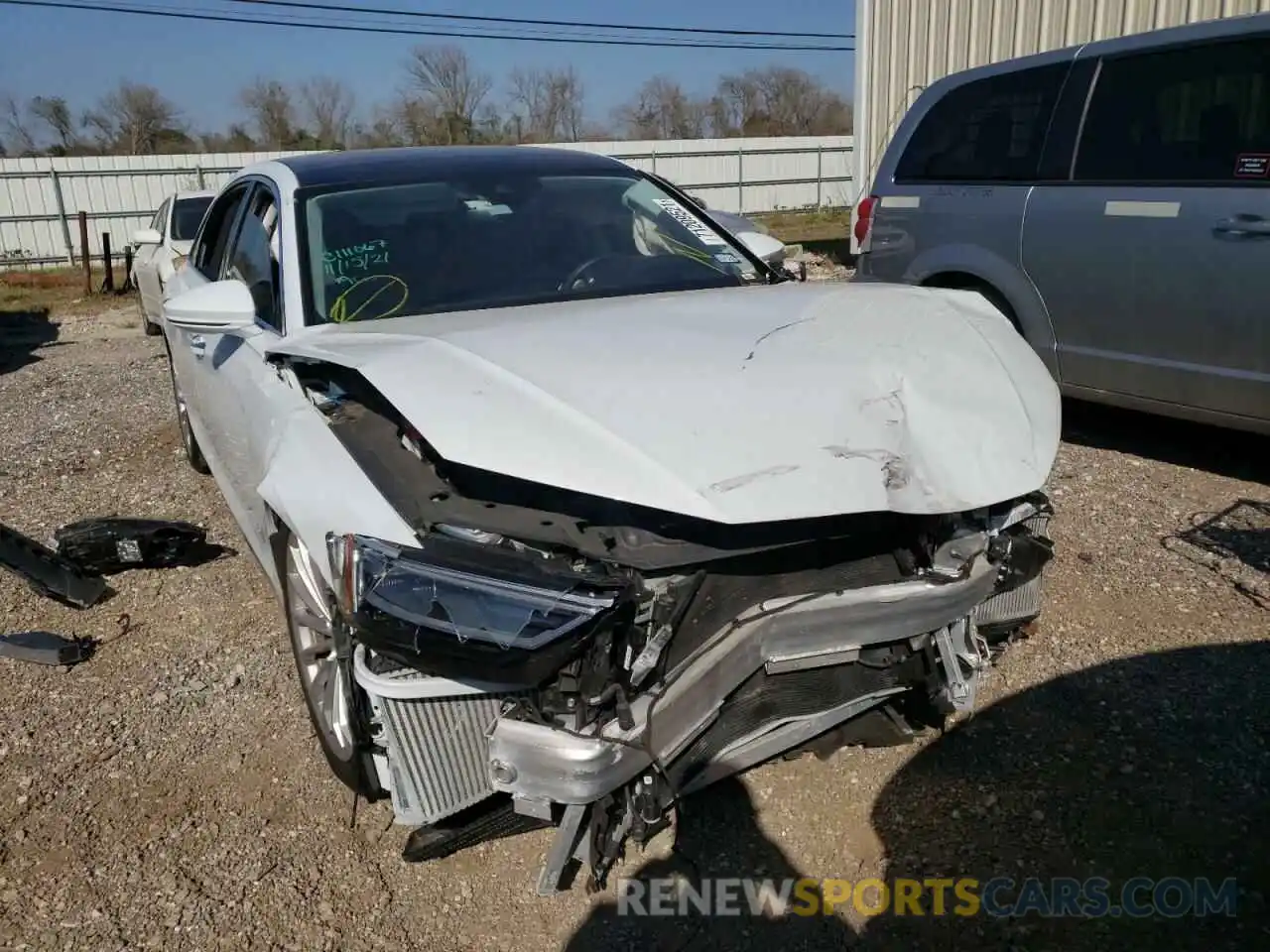 9 Photograph of a damaged car WAU8EAF80LN012645 AUDI A8 2020