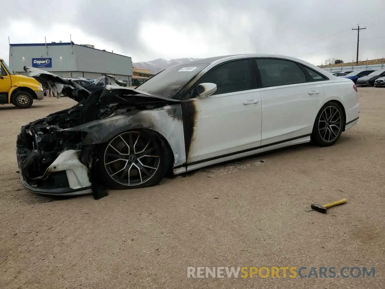 1 Photograph of a damaged car WAU8EAF83LN005169 AUDI A8 2020