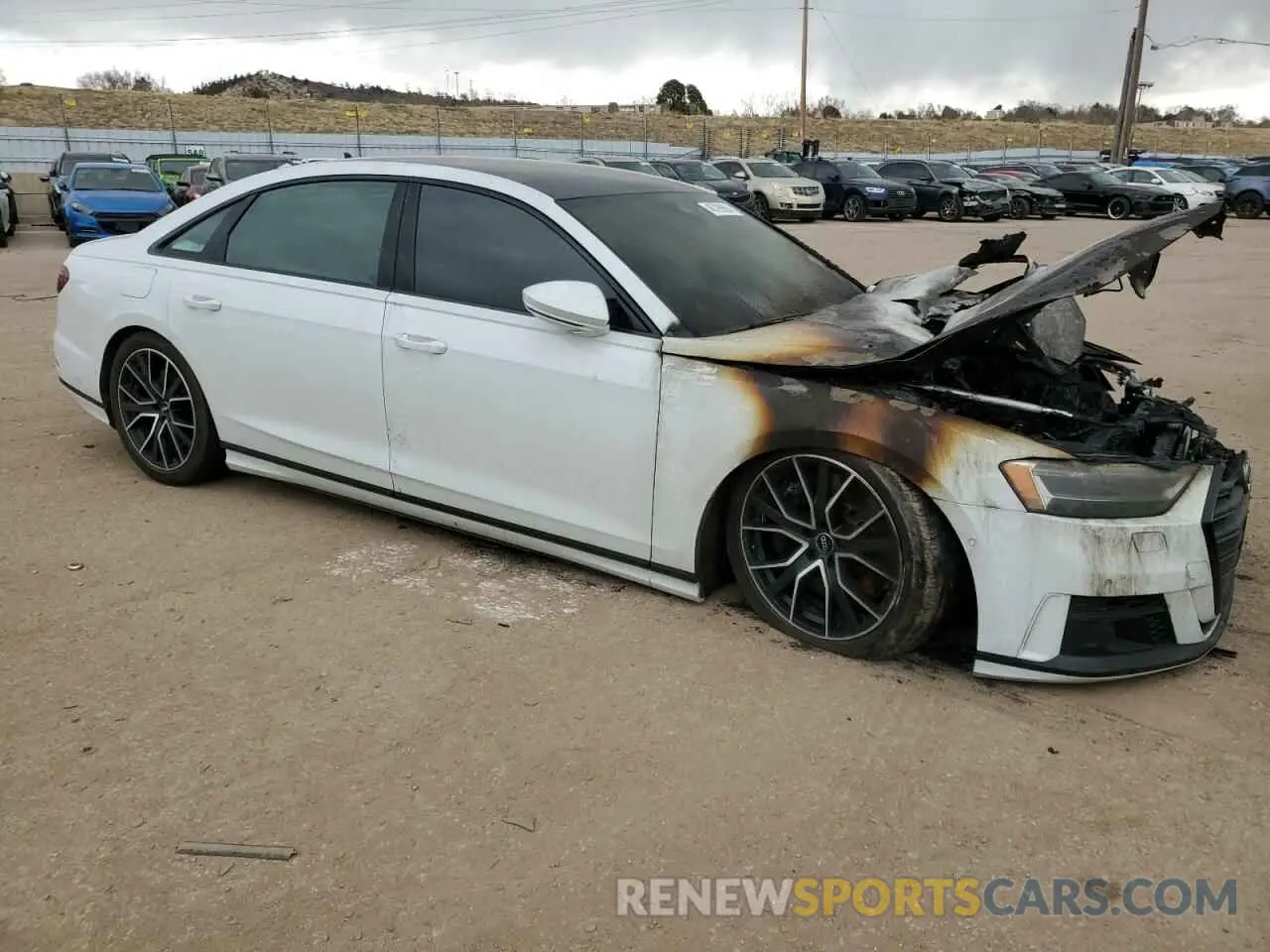 4 Photograph of a damaged car WAU8EAF83LN005169 AUDI A8 2020