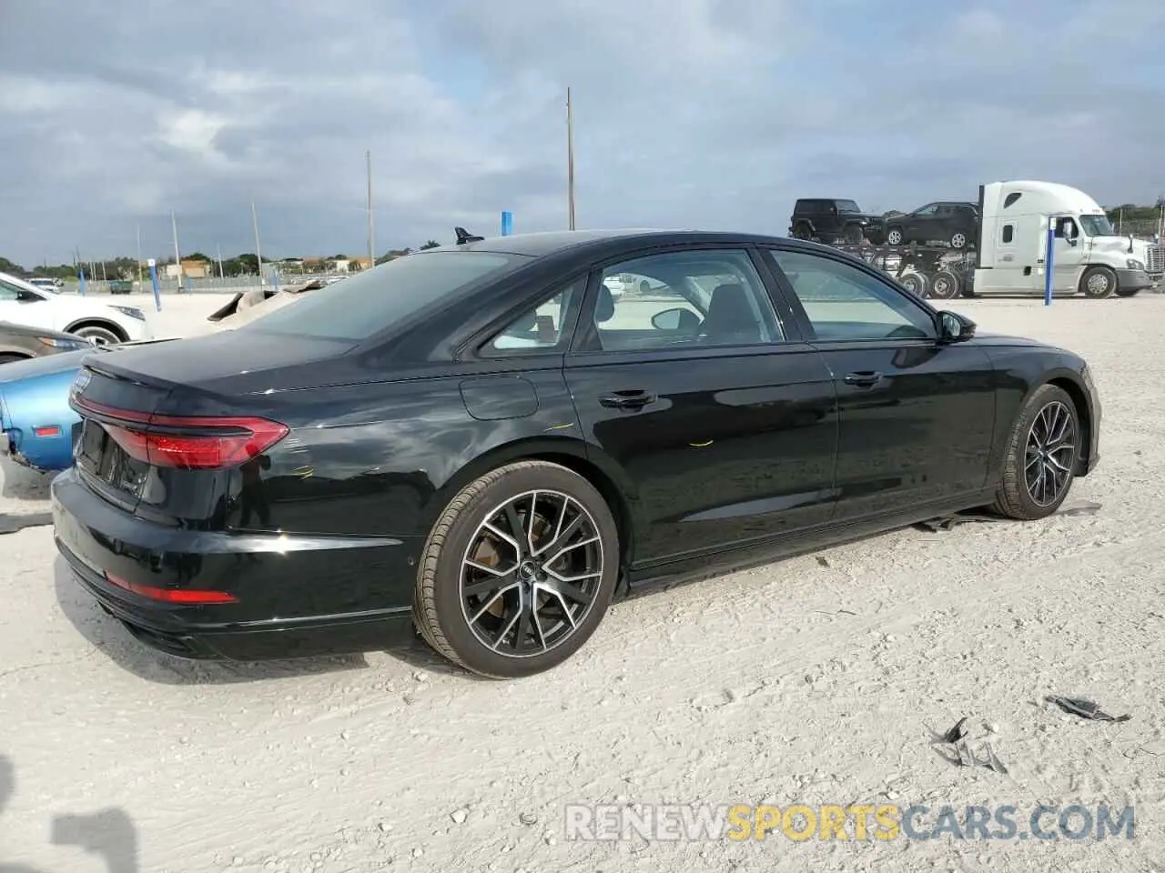 3 Photograph of a damaged car WAU8EAF84LN004211 AUDI A8 2020