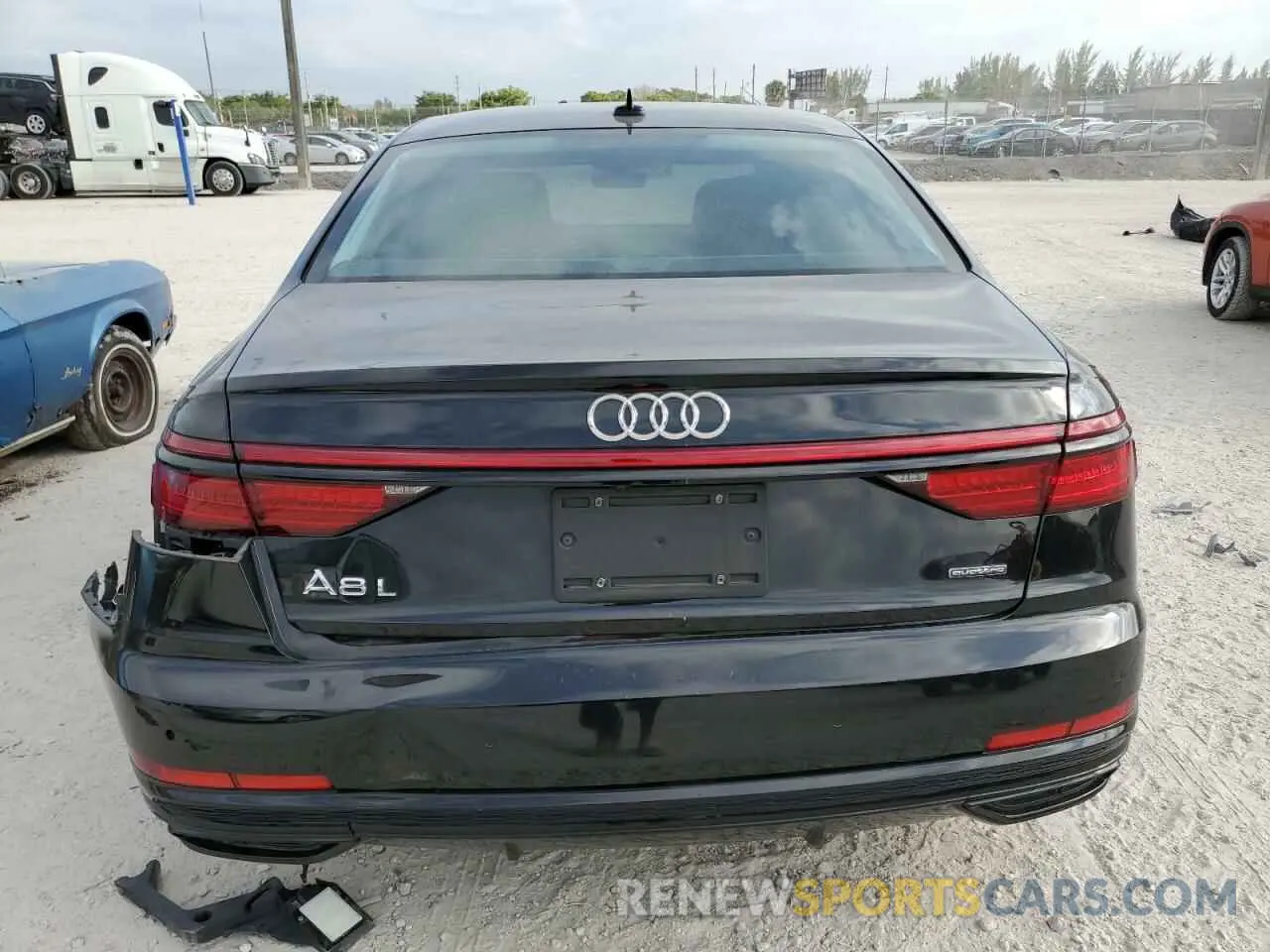 6 Photograph of a damaged car WAU8EAF84LN004211 AUDI A8 2020