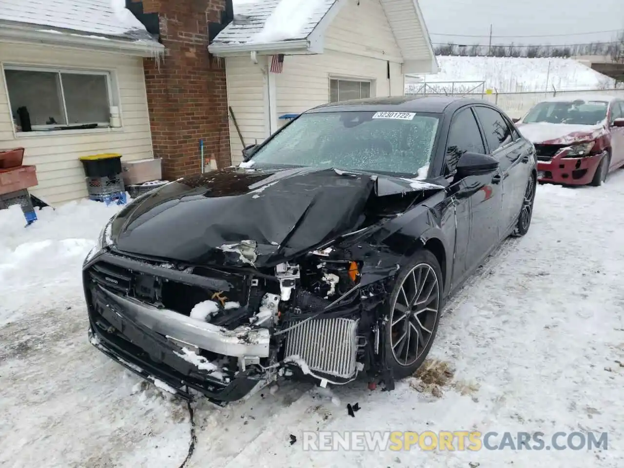 2 Photograph of a damaged car WAU8EAF84LN004368 AUDI A8 2020