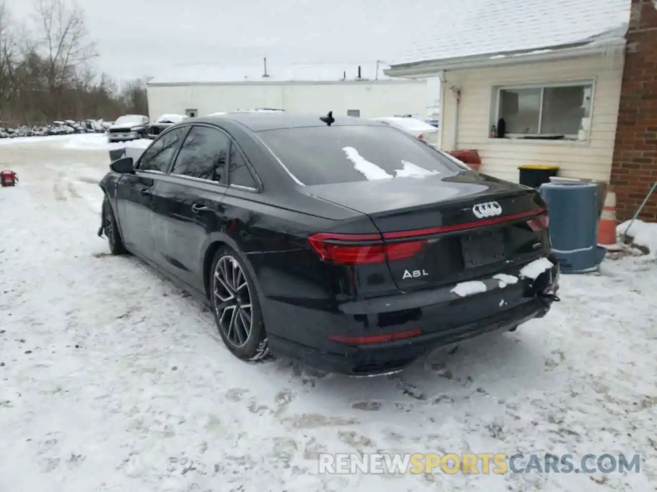 3 Photograph of a damaged car WAU8EAF84LN004368 AUDI A8 2020