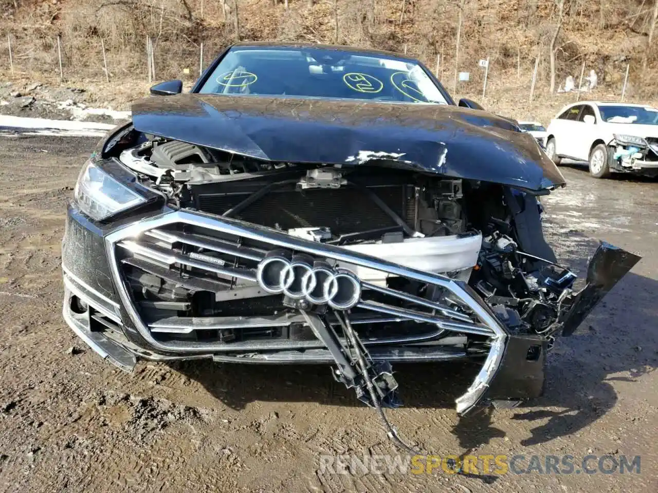 9 Photograph of a damaged car WAU8EBF85LN004840 AUDI A8 2020