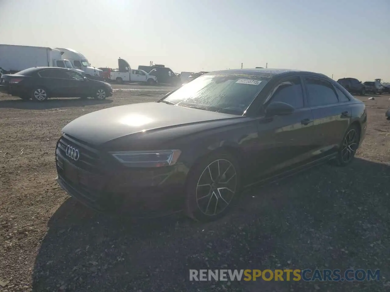 1 Photograph of a damaged car WAU8DAF82MN007466 AUDI A8 2021