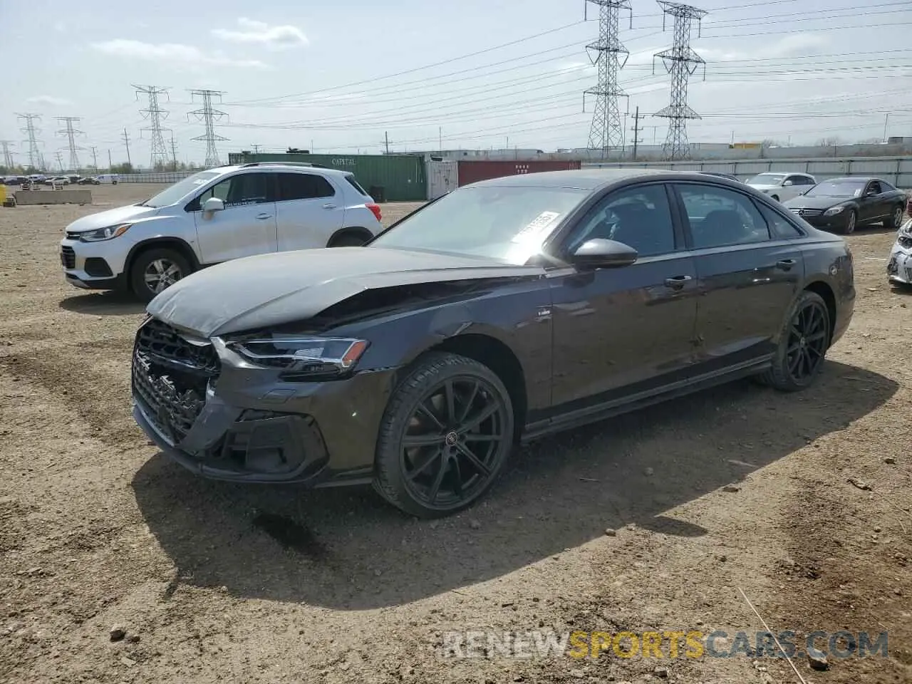 1 Photograph of a damaged car WAULDAF83NN009819 AUDI A8 2022