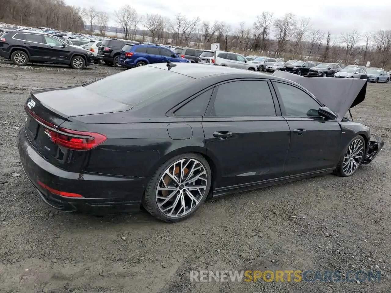 3 Photograph of a damaged car WAULDAF85NN004895 AUDI A8 2022