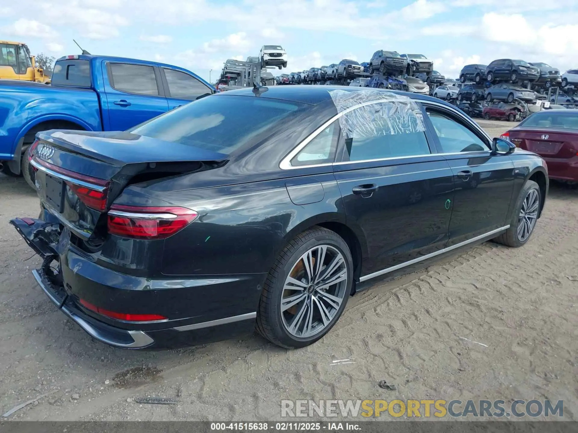 4 Photograph of a damaged car WAULDAF87NN001657 AUDI A8 2022